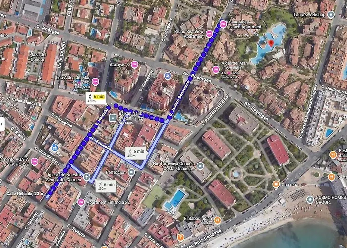 Calle Helsinki 23, With 2 Bedrooms , 200 Meters From Locos Lägenhet